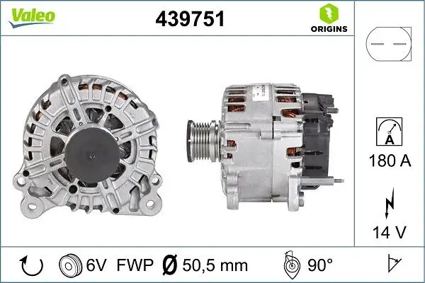 VALEO 439751 Şarj Dinamosu