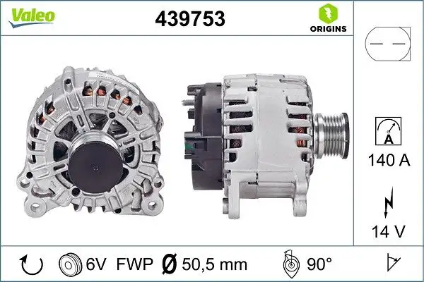 VALEO 439753 Şarj Dinamosu
