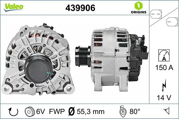 VALEO 439906 Şarj Dinamosu