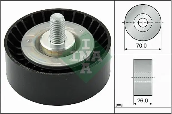 INA 532047510 Alternatör Gergi Rulmanı 11281440378