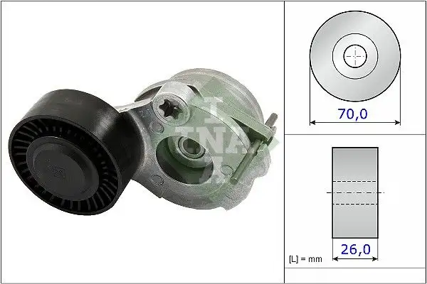 INA 534047010 Kayış Gergi Kütüğü