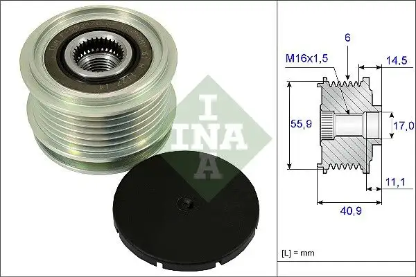INA 535001210 Alternatör Kasnağı