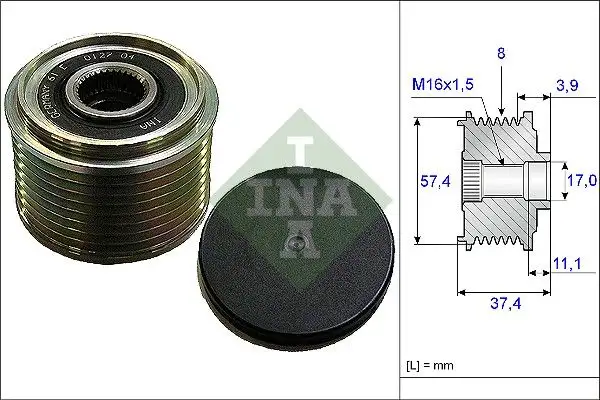 INA 535006810 Alternatör Kasnağı A9061550215