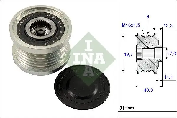 INA 535009310 Alternatör Kasnağı