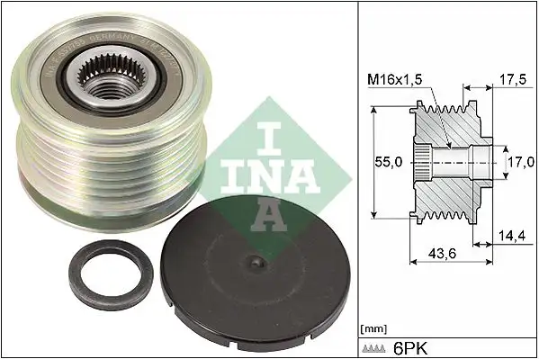 INA 535010510 Alternatör Kasnağı