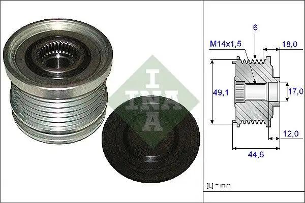 INA 535018210 Alternatör Kasnağı
