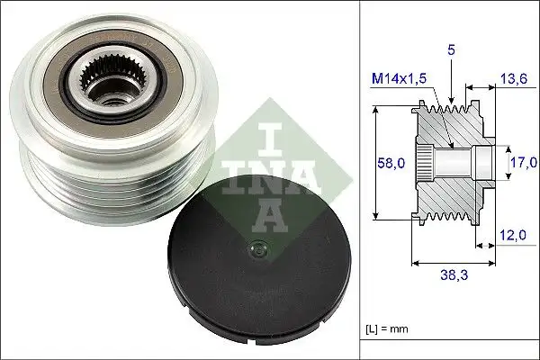 INA 535018410 Alternatör Kasnağı