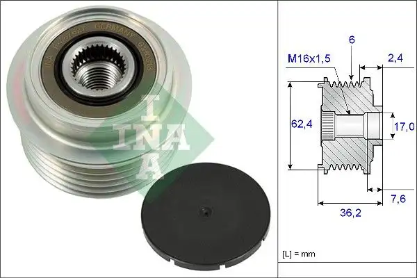 INA 535023810 Alternatör Kasnağı 2741533060