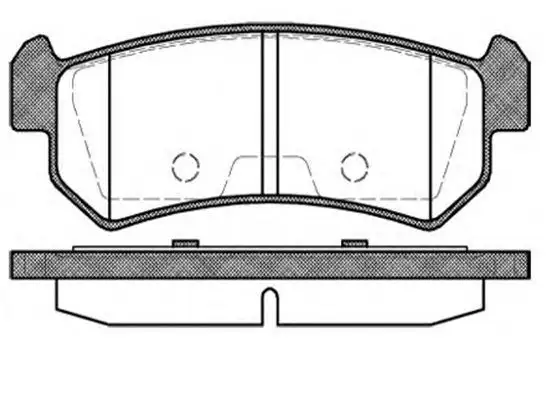 MGA 55334 Arka Fren Balatası 96405131