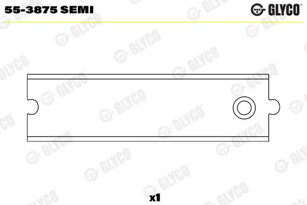 GLYCO 55-3875-SEMI Piston Kol Burcu 7700702599