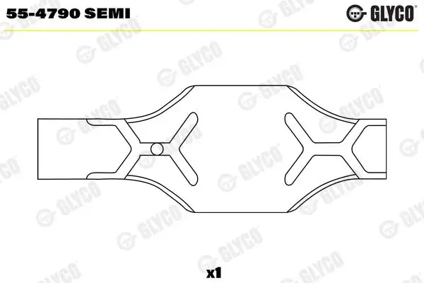 GLYCO 55-4790-SEMI Piston Kol Burcu 1665625