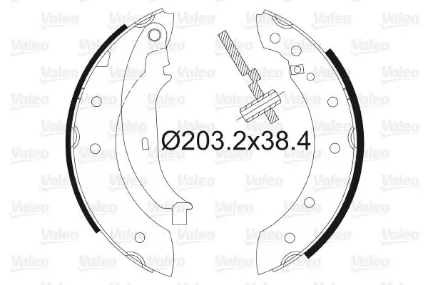VALEO 562581 Arka Fren Balatası