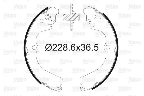 VALEO 562611 Arka Fren Balatası 26298AA011