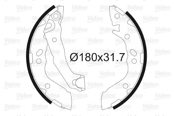 VALEO 562996 Arka Fren Balatası 5830502A10