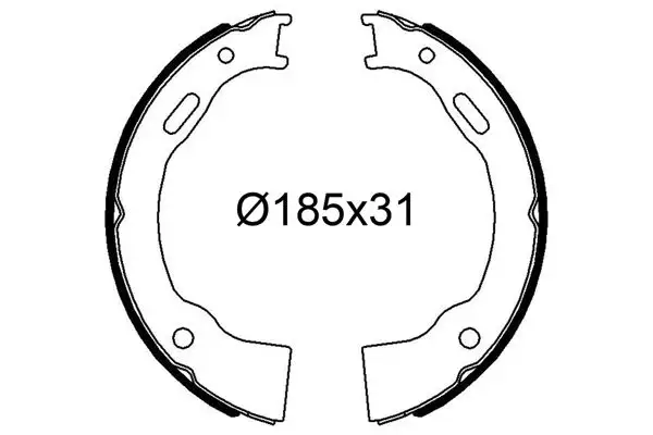 VALEO 564317 Arka Fren Balatası