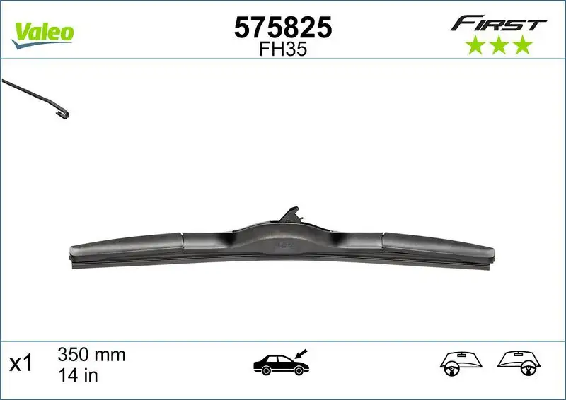 VALEO 575825 Silecek Süpürgesi (Tek)