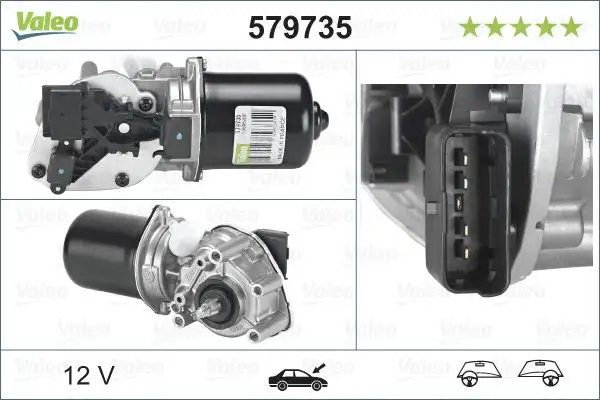 VALEO 579735 Silecek Motoru (Ön) 7701056003