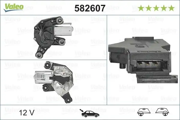 VALEO 582607 Silecek Motoru (Arka) 50509441