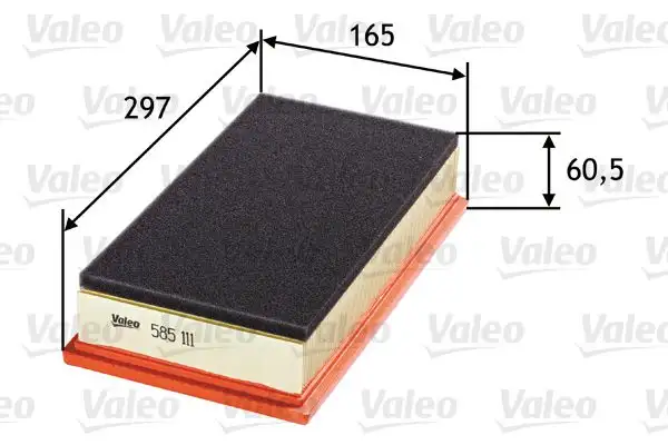 VALEO 585111 Hava Filtresi
