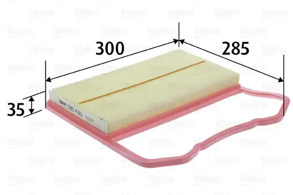 VALEO 585435 Hava Filtresi 4C129620C