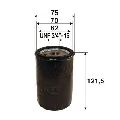 VALEO 586030 Yağ Filtresi