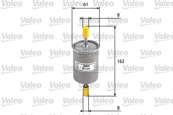 VALEO 587008 Yakıt Filtresi