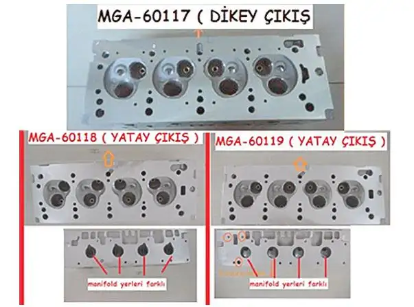 MGA 60119 Silindir Kapağı 7701470603