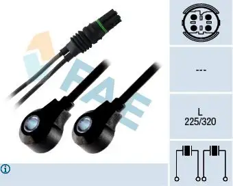 FAE 60222 Vuruntu Sensörü 13627568422