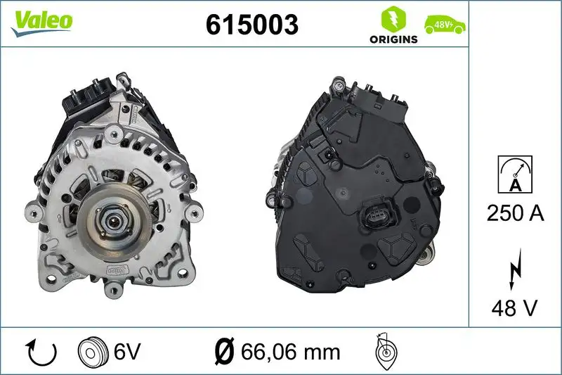 VALEO 615003 Şarj Dinamosu 5E903018F