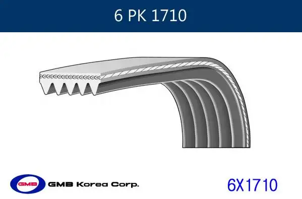 GMB 6PK1710 Kayış