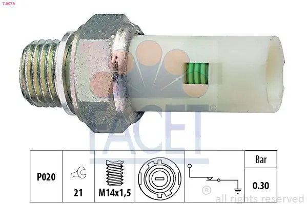 FACET 7.0076 Yağ Müşiri