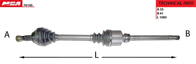 MGA 70145 Ön Aks (Sağ) 1478552080