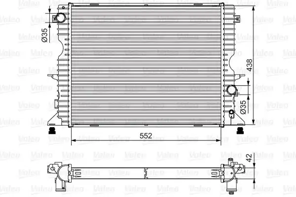 VALEO 701545 Radyatör