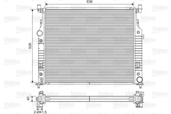 VALEO 701569 Radyatör