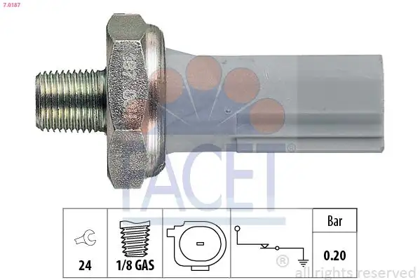 FACET 7.0187 Yağ Müşiri