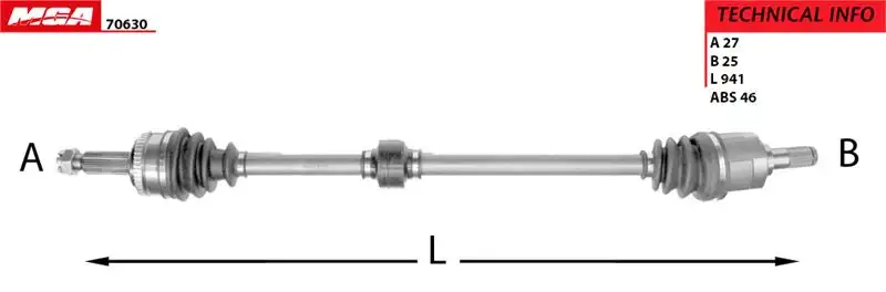 MGA 70630 Ön Aks (Sağ) 495002L010