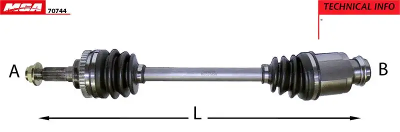 MGA 70744 Ön Aks (Sağ)