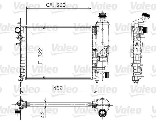 VALEO 730372 Radyatör