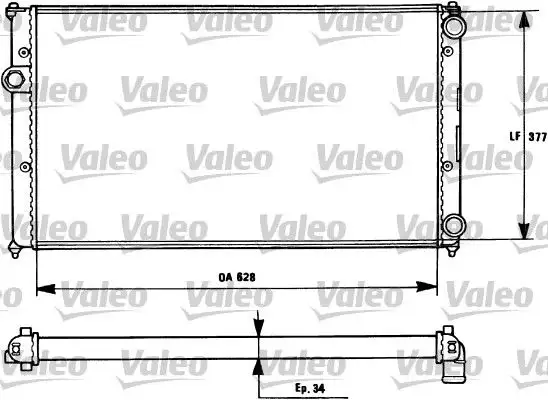 VALEO 731265 Radyatör 1H0121253P