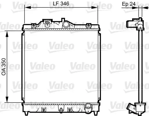 VALEO 731434 Radyatör