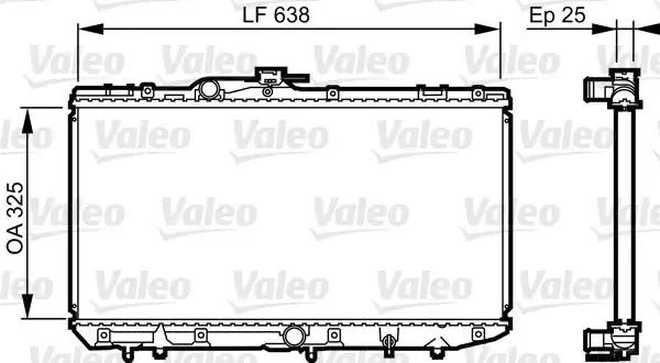 VALEO 731688 Radyatör