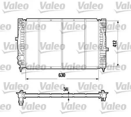 VALEO 731755 Radyatör