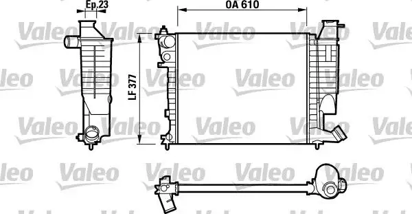 VALEO 732535 Radyatör