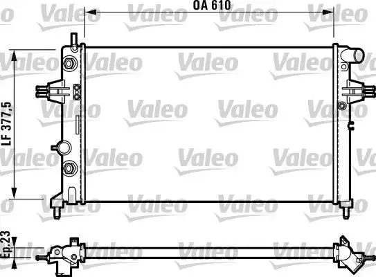 VALEO 732549 Radyatör