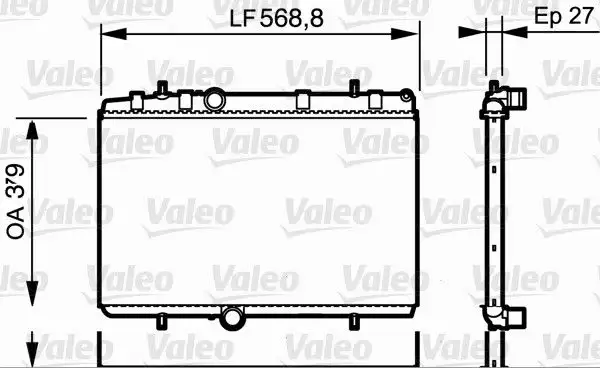 VALEO 734338 Radyatör