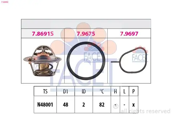 FACET 7.8692 Termostat