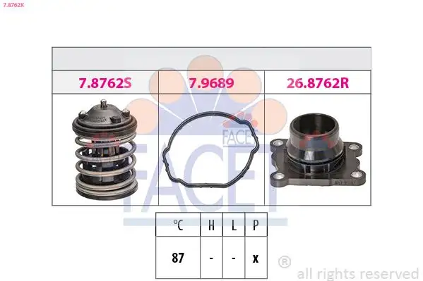 FACET 7.8762K Termostat 11518512234