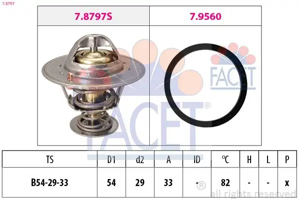 FACET 7.8797 Termostat 96868335