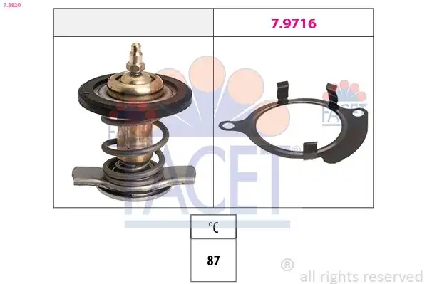 FACET 7.8820 Termostat 070121114