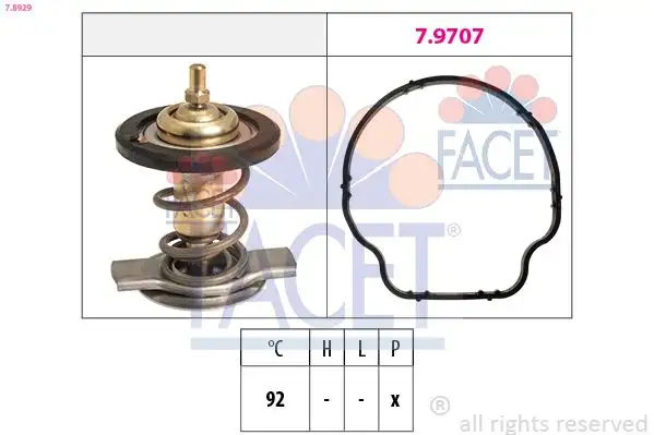 FACET 7.8929 Termostat A6422002315
